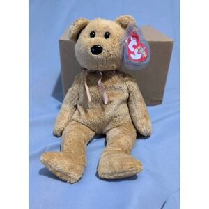 Ty Rare Beanie Baby Cashew The Bear 2000 Retired Pellets Rare Tag Error